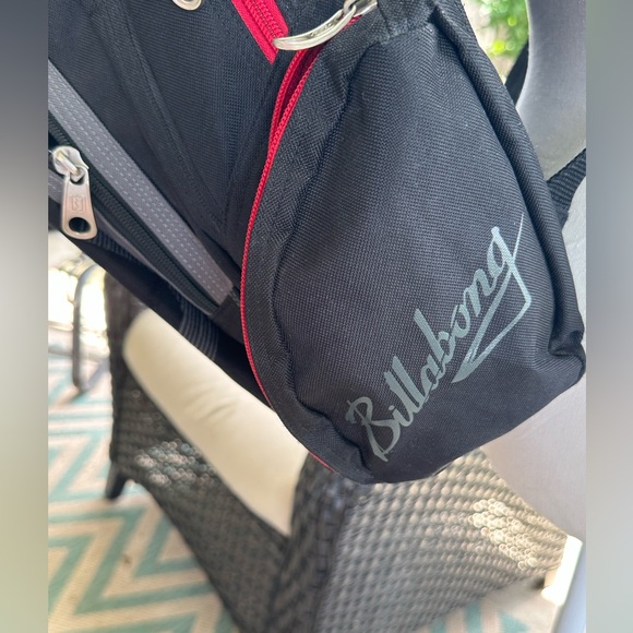 Billabong Black and Red Men's Backpack - Picture 3 of 12